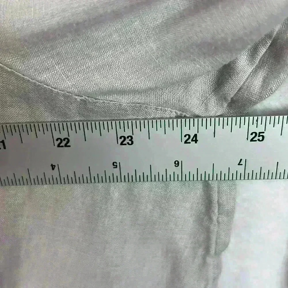 J. Jill Love Linen Lavender Blouse Women’s Sz 2X Long Sleeves Button F… - Picture 8 of 9